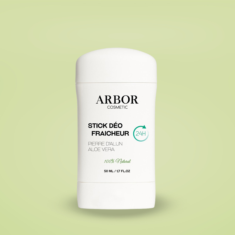 Stick déodorant à la pierre d’alun & aloe vera – 50 ml