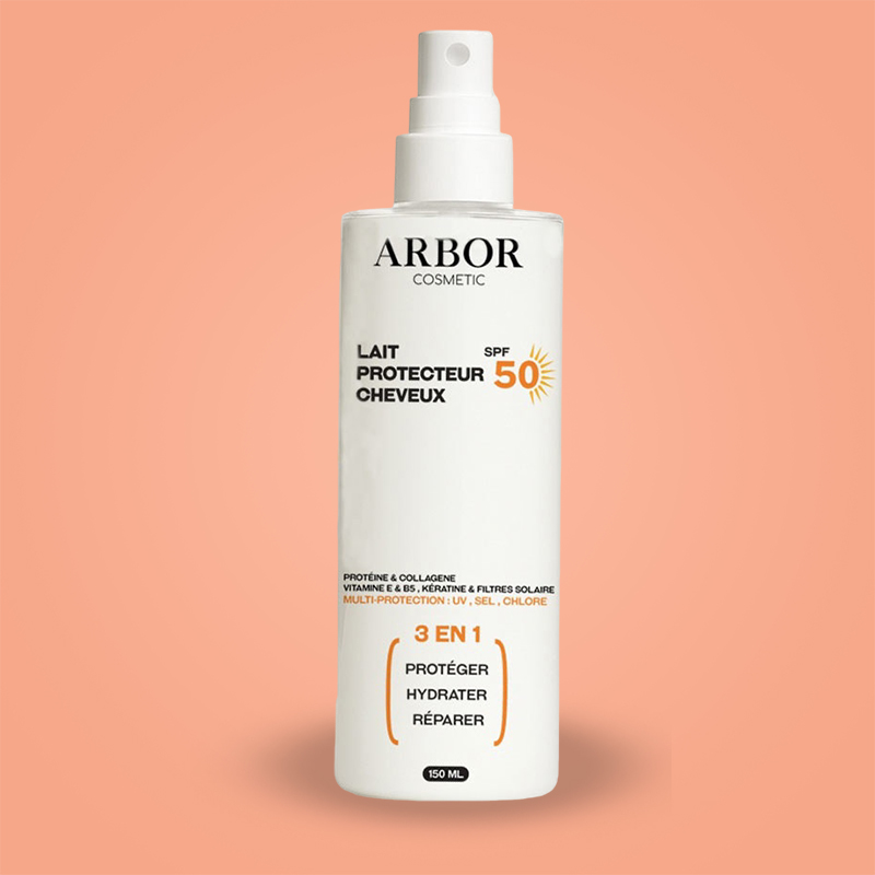 Lait Protecteur Cheveux SPF 50 – Soin Réparateur & Nourrissant 150 ML