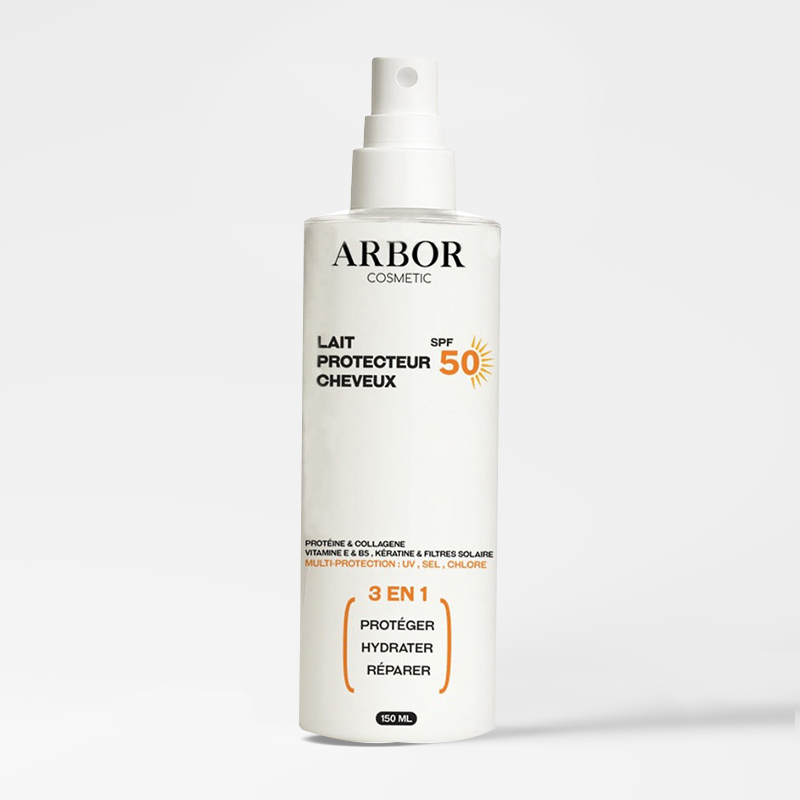 Lait Protecteur Cheveux SPF 50 – Soin Réparateur & Nourrissant 150 ML