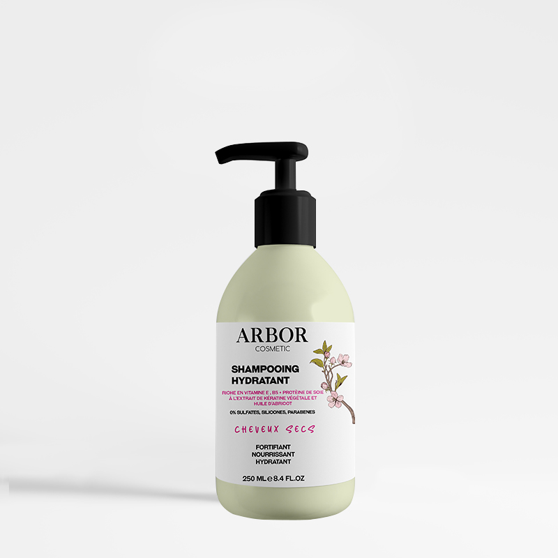 Shampooing Hydratant Cheveux Secs à la protéine de soie 250 ml