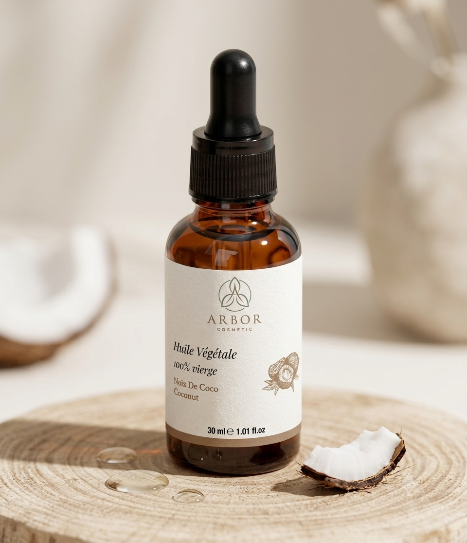 Huile végétale de noix de coco 30 ml