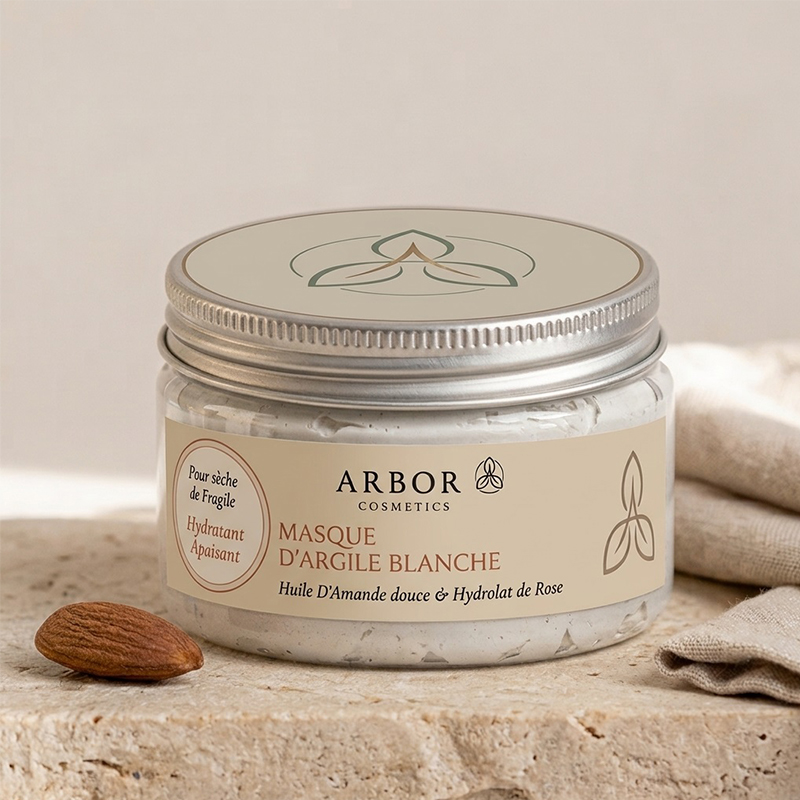 Masque argile blanche 100g Apaisant