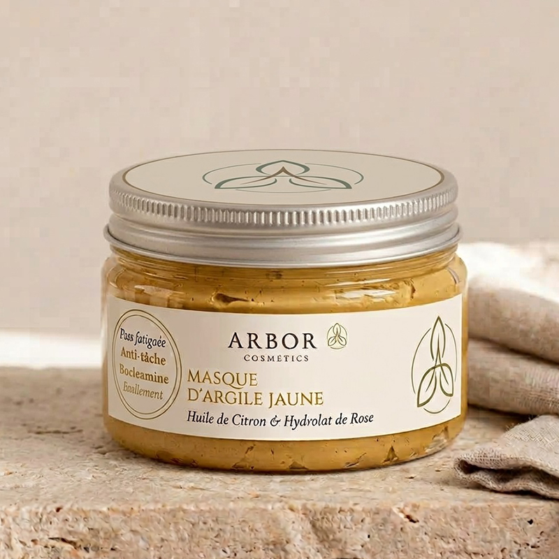Masque argile jaune   100g Bonne mine