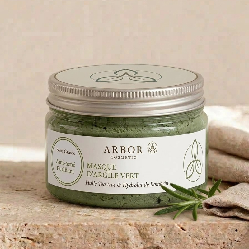 Masque argile vert 100g  anti-imperfections